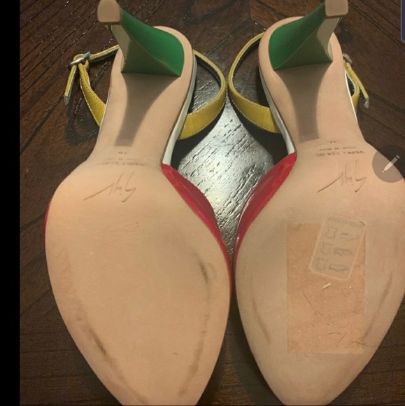 NWT Authentic Giuseppe multicolor heels - Picture 5 of 5